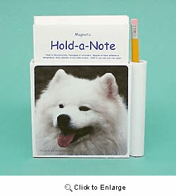 American Eskimo Dog Hold-a-Note