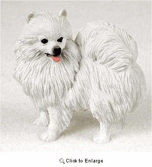 American Eskimo Miniature Figurine