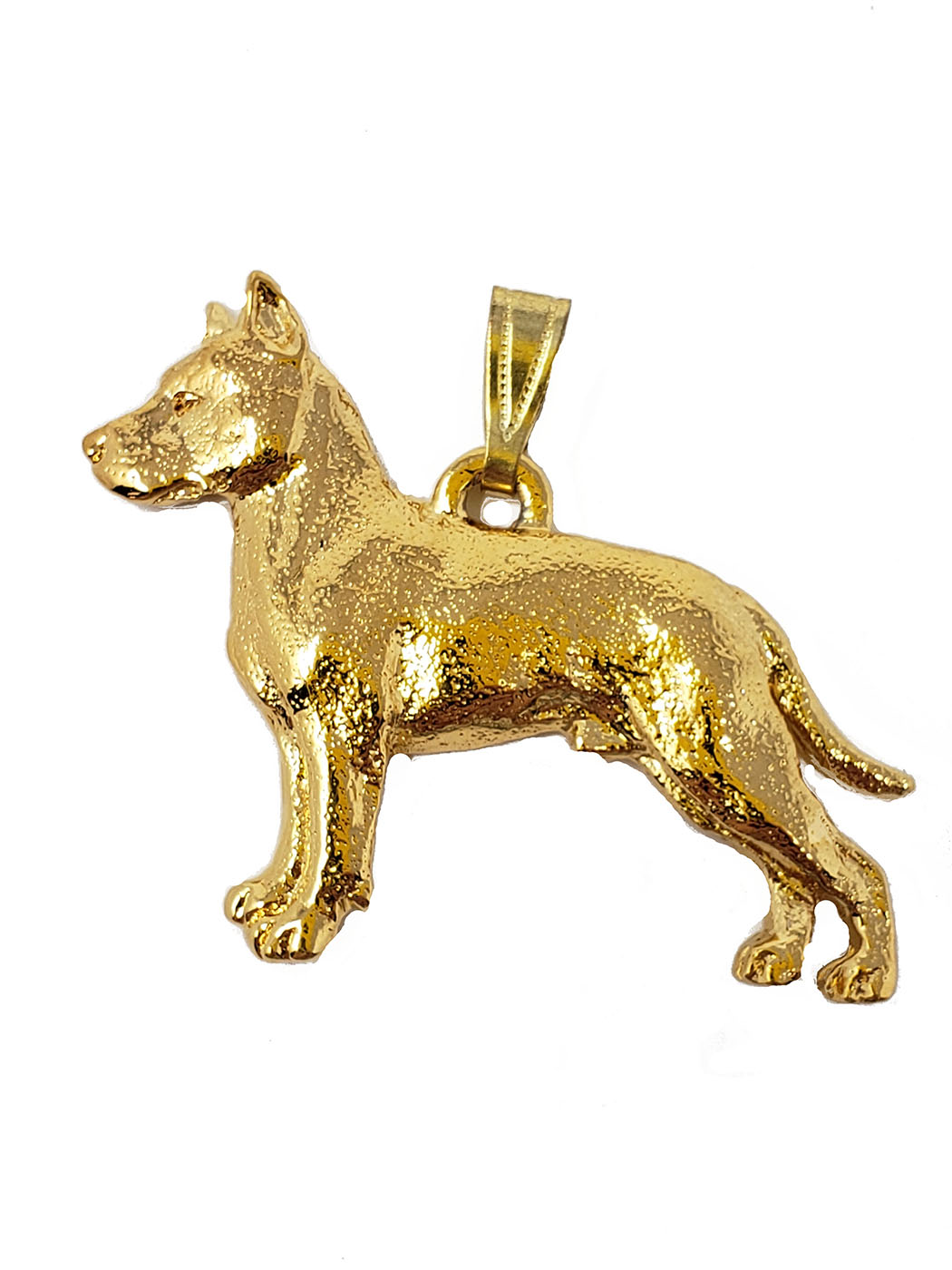 American Staffordshire 24K Gold Plated Pendant