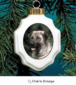 Anatolian Shepherd Christmas Ornament Porcelain