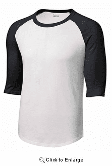 Animal Den 3/4 Sleeve 100% Cotton Baseball Tee Shirts