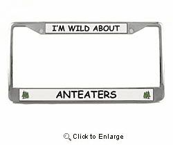 Anteater License Plate Frame