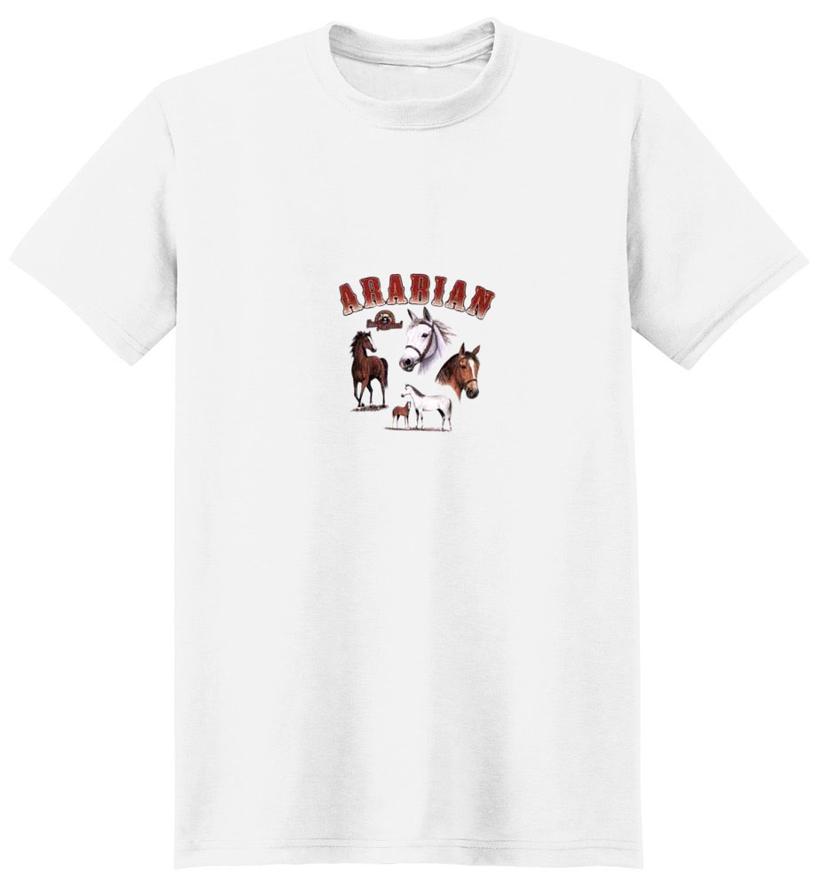 Arabian Horse T-Shirt - Several Poses