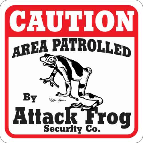 Attack Frog Sign