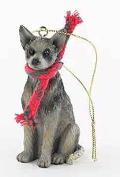 Australian Cattle Dog, Blue (Large) Christmas Ornament