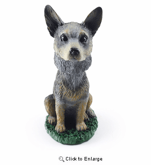 Australian Cattle Dog Bobblehead Blue