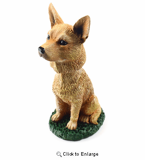 Australian Cattle Dog Bobblehead Red