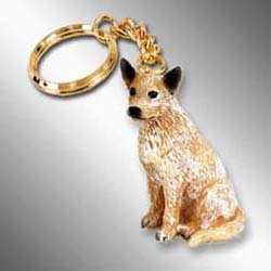キーホルダー Acre Amazon.com: Psychedelic Australian Cattle Dog Keychain