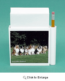 Australian Shepherd Hold-a-Note