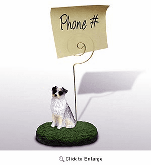 Australian Shepherd Note Holder