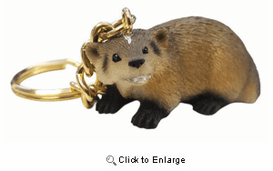Badger Keychain