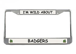 Badger License Plate Frame