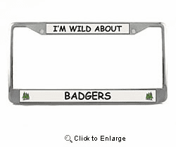 Badger License Plate Frame