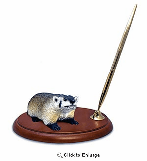 Badger Pen Holder