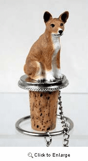 Basenji Bottle Stopper