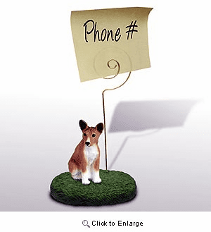 Basenji Note Holder