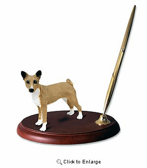 Basenji Pen Holder