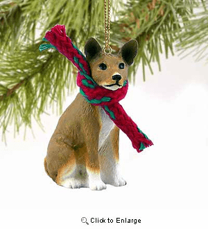 Basenji Tiny One Christmas Ornament