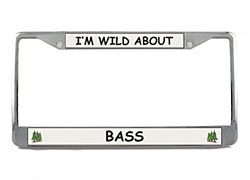 Bass License Plate Frame