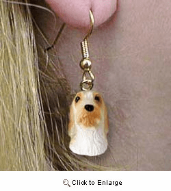 Basset Griffon Vendeen Authentic Earrings