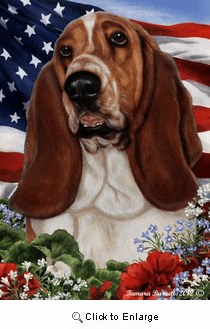 Basset Hound House Flag