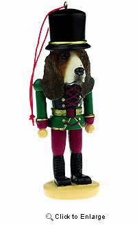 Basset Hound Ornament Nutcracker