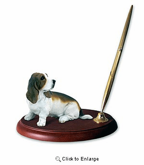 Basset Hound Pen Holder