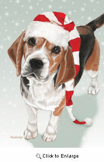 Beagle Christmas Cards