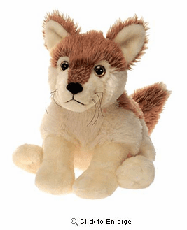 Bean Bag Wolf Plush Stuffed Animal 10"