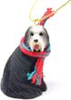 Bearded Collie Tiny One Christmas Ornament