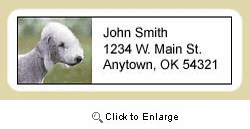Bedlington Terrier Address Labels