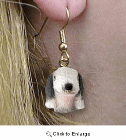 Bedlington Terrier Authentic Earrings