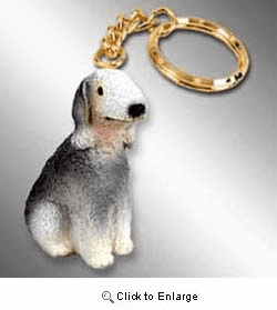 Bedlington Terrier Keychain