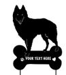 Belgian Malinois Garden Stake