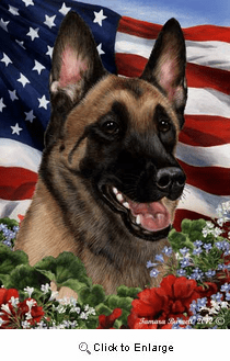 Belgian Malinois House Flag