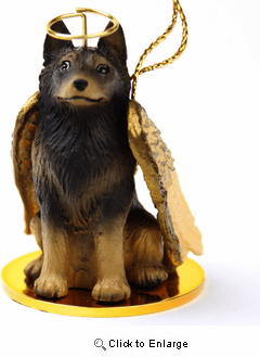 Belgian Tervuren Christmas Ornament Angel