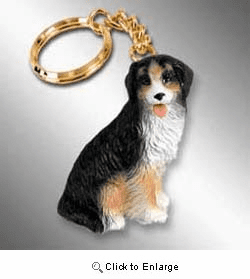 Bernese Mountain Dog Keychain