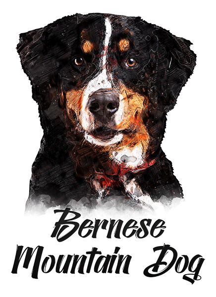 Bernese Mountain Dog T-Shirt - Vivid Colors