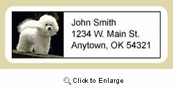 Bichon Frise Address Labels