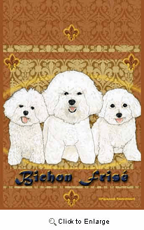 Bichon Frise Garden Flag