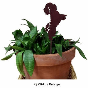 Bichon Frise Plant Stake