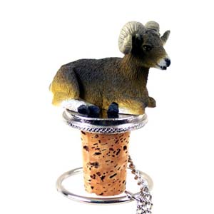 Big Horn Sheep Bottle Stopper