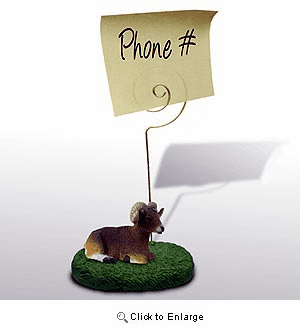Big Horn Sheep Note Holder