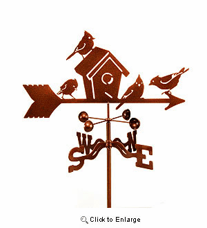 Birdhouse Weathervane
