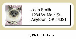 Birman Cat Address Labels