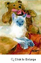 Birman Cat Garden Flag
