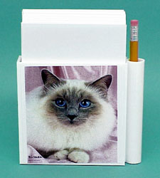 Birman Cat Hold-a-Note