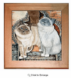 Birman Cat Trivet