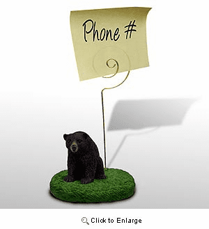 Black Bear Note Holder