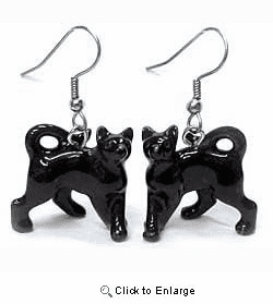 Black Cat Earrings True to Life